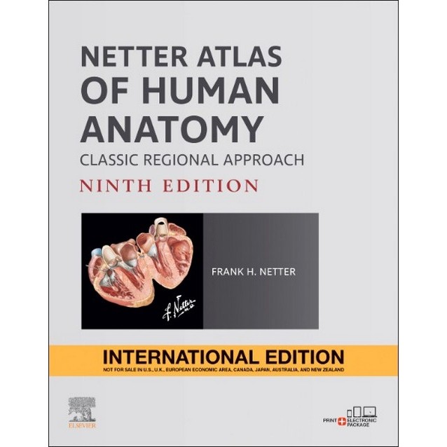 [มาใหม่]  NETTER ATLAS OF HUMAN ANATOMY: CLASSIC REGIONAL APPROACH (IE)   (9780443286544)  C321  cuup