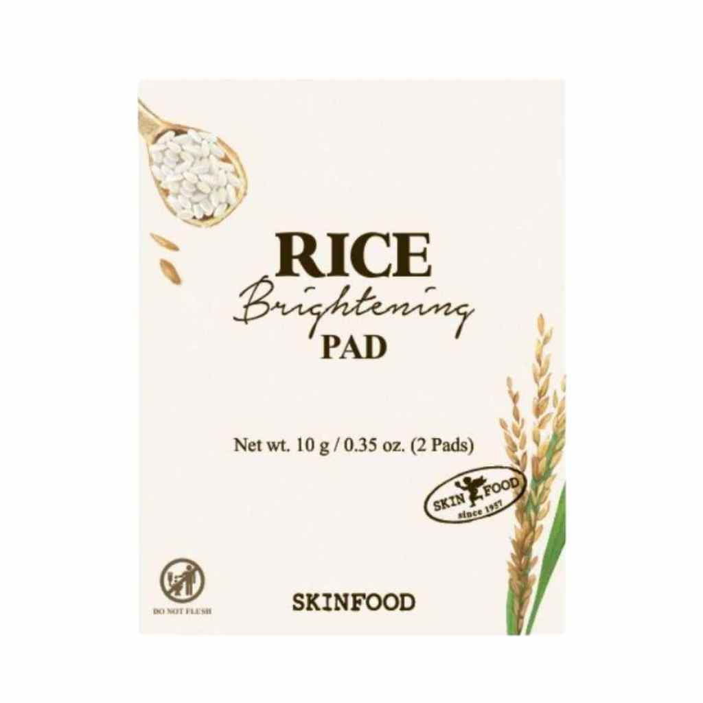 [NOT FOR SALE] SKINFOOD Rice Brightening Pad [2 Pads] สินค้าขนาดทดลอง
