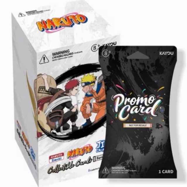 ของแท้100% พร้อมส่งในไทย การ์ดสะสม Naruto Kayou Jin2 USA พร้อมซองโปรโม ของแท้ พร้อมใบโปรโม กล่องซีล พร้อมส่งในไทย