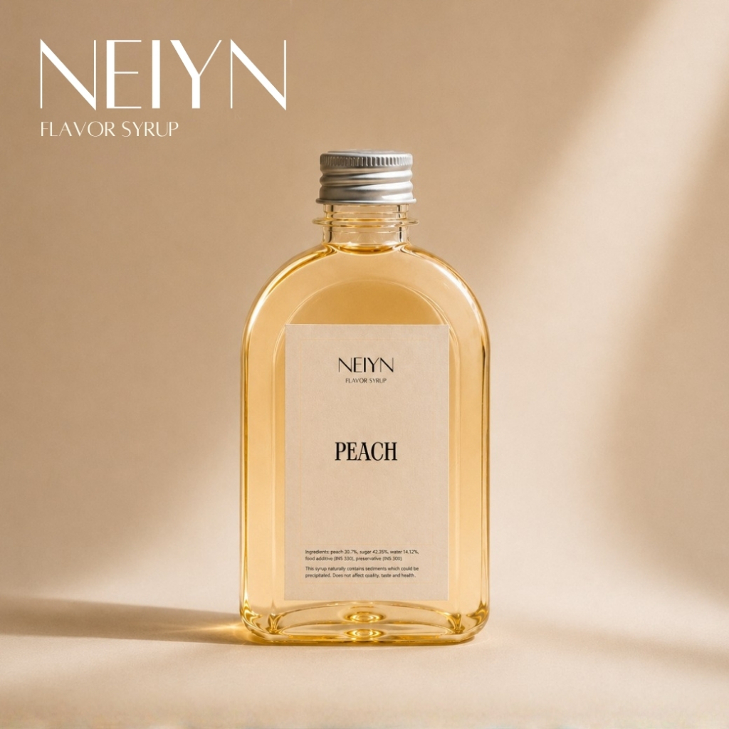 ไซรัปพีช Peach Syrup 250ml | Neiyn