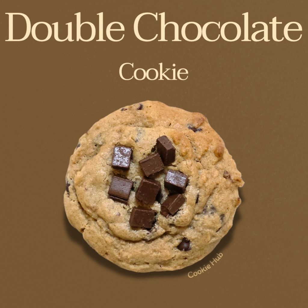 ซอฟคุกกี้โฮมเมด ดับเบิ้ลช็อกโกแลต Double Chocolate Chip Cookie (1 ชิ้น)