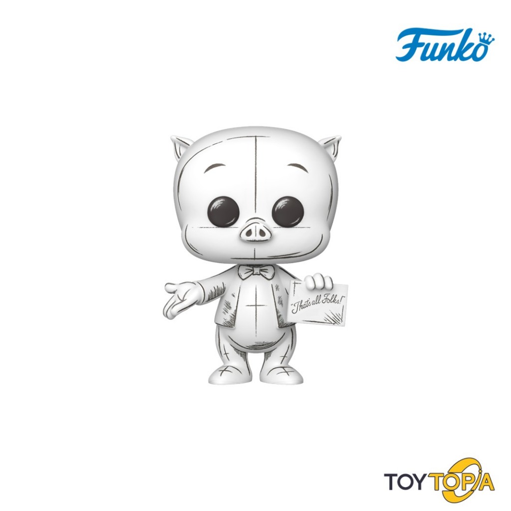 (86285) Porky Pig (Sketched Deco)(2012) POP! Animation: Looney Tunes by Funko