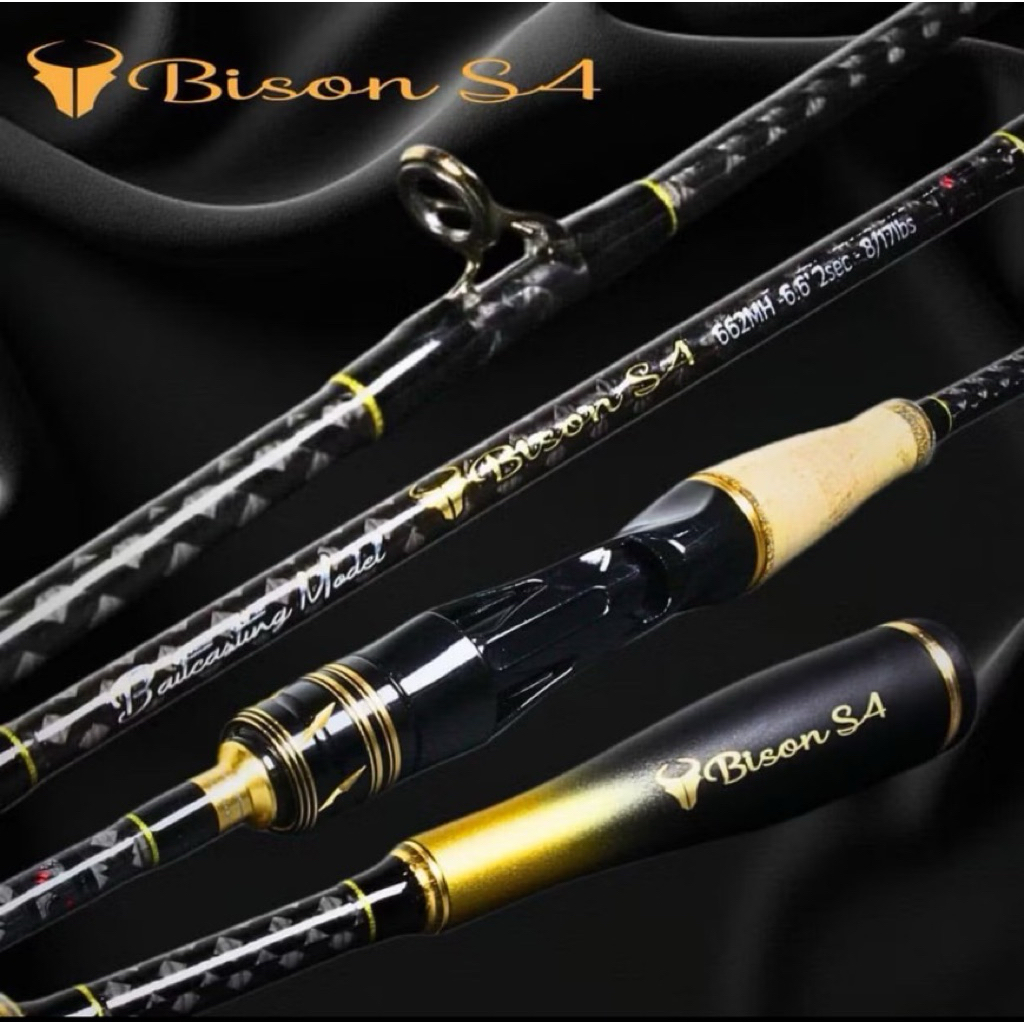 คันเบ็ดตกปลา คันตีเหยื่อปลอม Bison S4