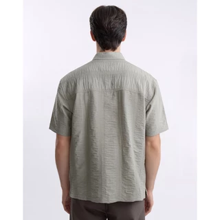 DAPPER เสื้อเชิ้ตแขนสั้น Textured Weave Shirt มี 2 สี [BCS/605LJ]
