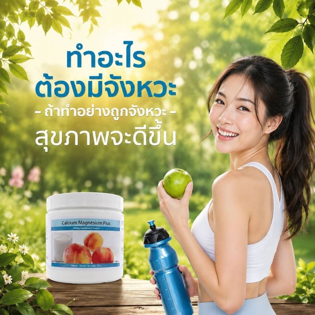 แคลเซียม แมกนีเซียม พลัส (Calcium MagnesiumPlus)หมดอายุ20/1/2027)
