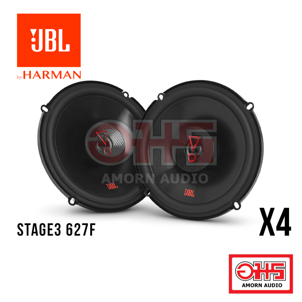 JBL STAGE3 627F (4 คู่) ลำโพงแกนร่วม | ลำโพงแกนร่วมขนาด 6.5นิ้ว AMORNAUDIO อมรออดิโอ