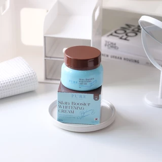 {ช่องบริษัท} ครีมบูสเตอร์เพียว - PURE SKINCARE SKIN BOOSTER WHITENING CREAM 150g.
