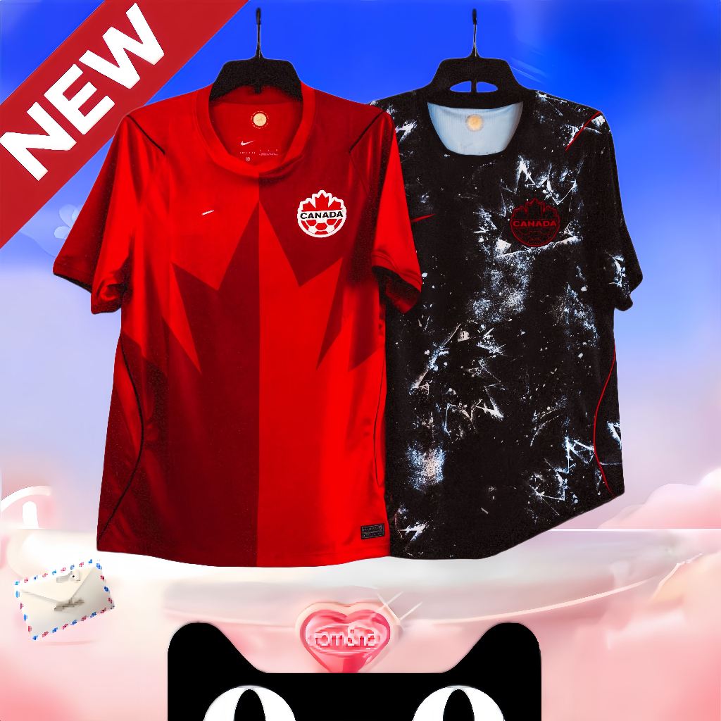 CANADA HOME & AWAY 2026 JERSEY เสื้อเจอร์ซีย์ เสื้อผ้า 【เป็นของแท้ 100%】