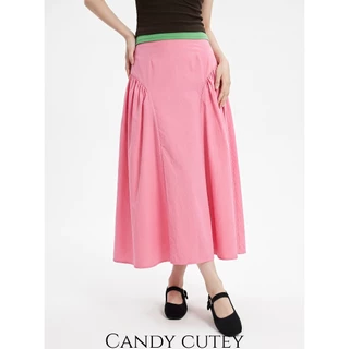 Candy Cutey รองเท้าแมรี่เจนสไตล์เกาหลี ผ้าซูเอดนุ่ม เบาะรองนุ่มสบาย ใส่สบายทั้งวัน สไตล์เรียบง่ายน่ารัก