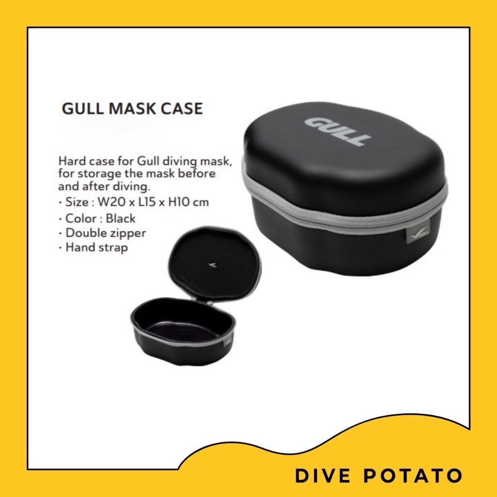 Gull Mask Case กล่องใส่หน้ากากดำน้ำเกรดพรีเมียม ป้องกันเลนส์เป็นรอยและกันกระแทก สำหรับหน้ากากดำน้ำทุกรุ่น