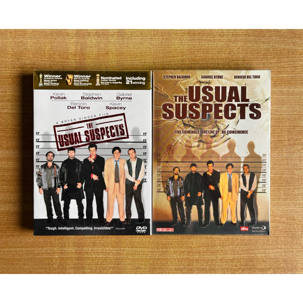 DVD : The Usual Suspects (1995) ปล้นไม่ให้จับได้ [มือ 1 ปกสวม] Bryan Singer / Kevin Spacey ดีวีดี หนัง แผ่นแท้ ตรงปก