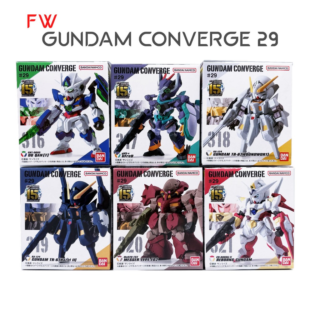 แยก FW Gundam Converge 29 กันดั้ม Bandai 00 GFreD TR-6 Messer Reborns