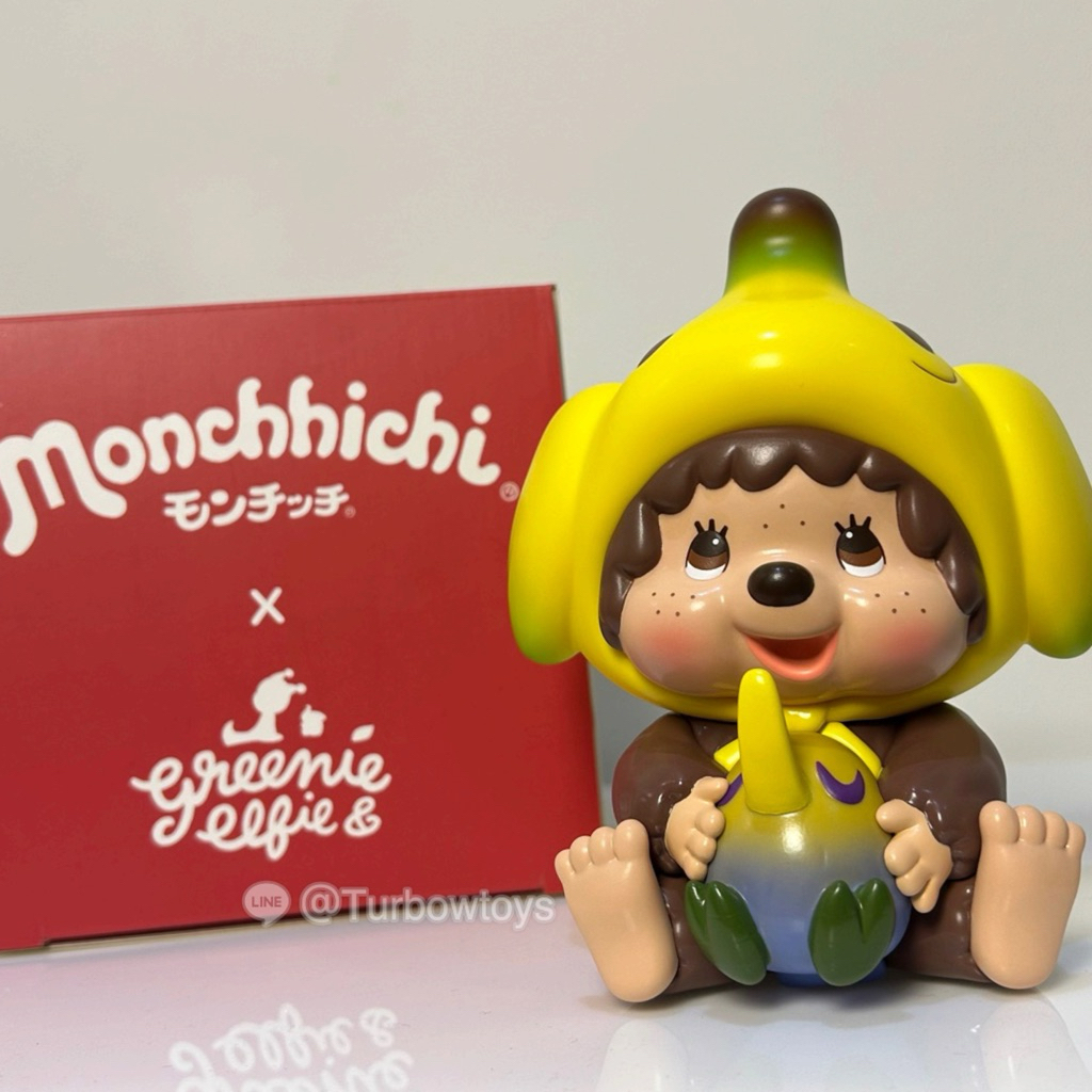 (พร้อมส่ง💥แมสได้🛵) Monchhichi X Greenie Elfie น่ารักขนาดนี้ต้องห้ามพลาด✨✅