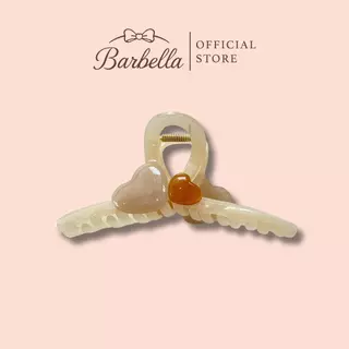 Barbella กิ๊บหนีบผมลายหัวใจ มินิมอล สไตล์เกาหลี รุ่น Heart Muse (BB114)