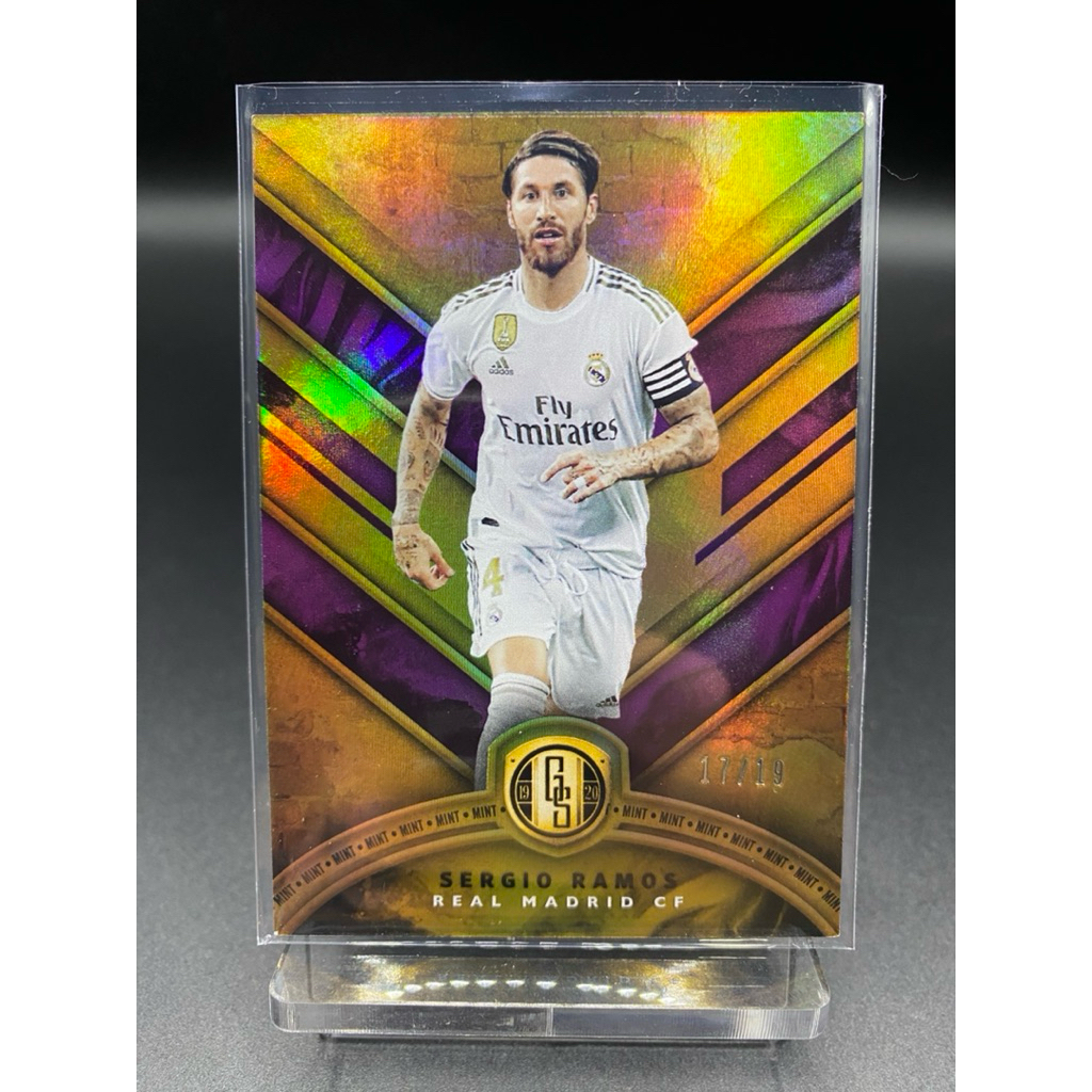การ์ดฟุตบอล ⚽️ Sergio Ramos Mint Gold /19 | 2019-20 Panini Gold Standard Soccer 🇪🇸✨