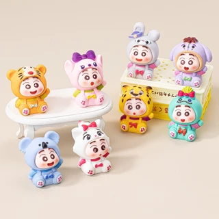 พร้อมส่ง ของตกแต่ง สะสม DIY ชินการ์ตูน (1 SET 8 ตัว)