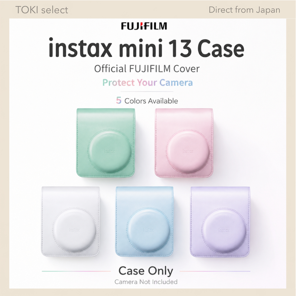 FUJIFILM instax mini 13 Official Camera Case Protective Cover White Blue Pink Purple Green