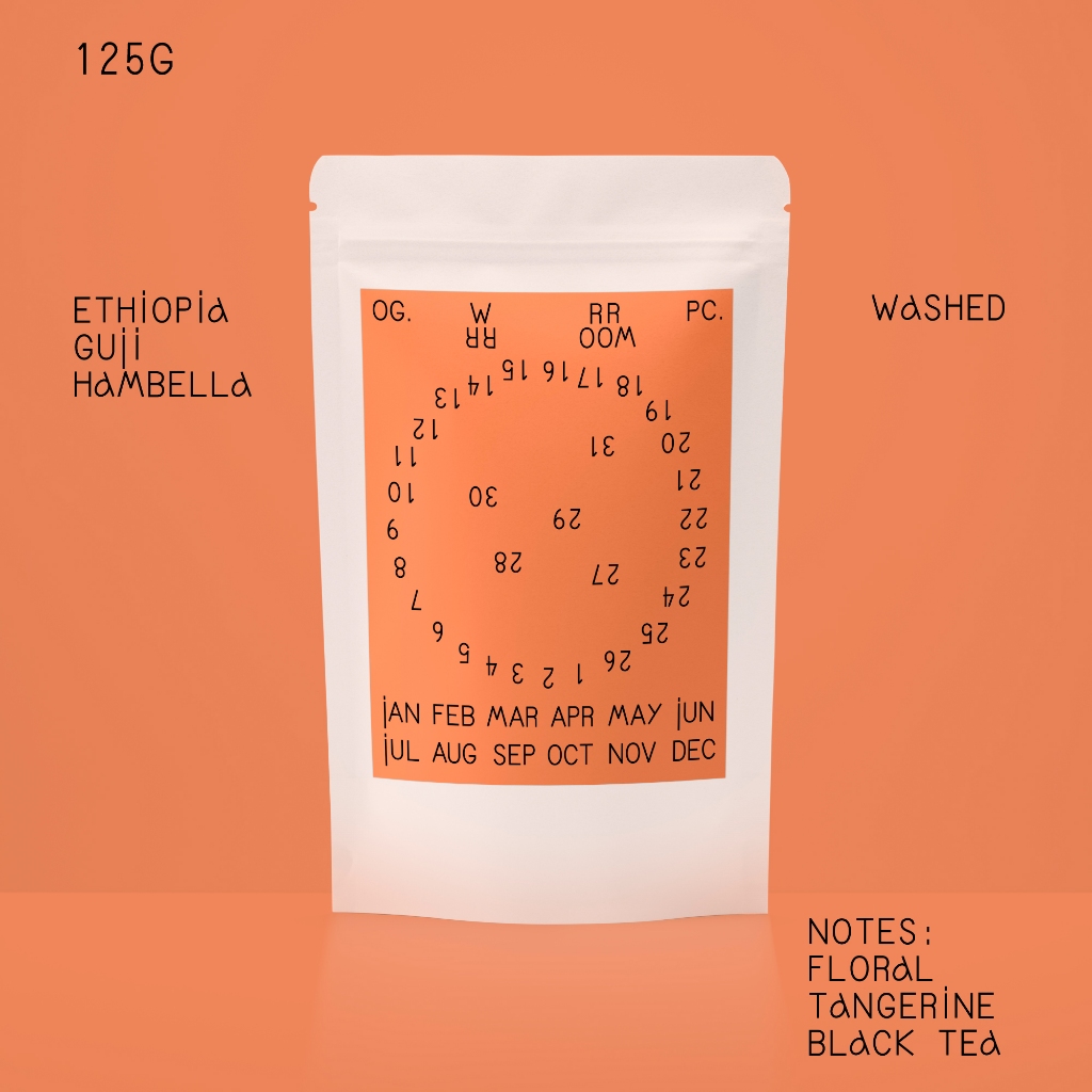 Wonderoom - เมล็ดกาแฟคั่วอ่อน Ethiopia Guji Hambella (W) (Light Roast)