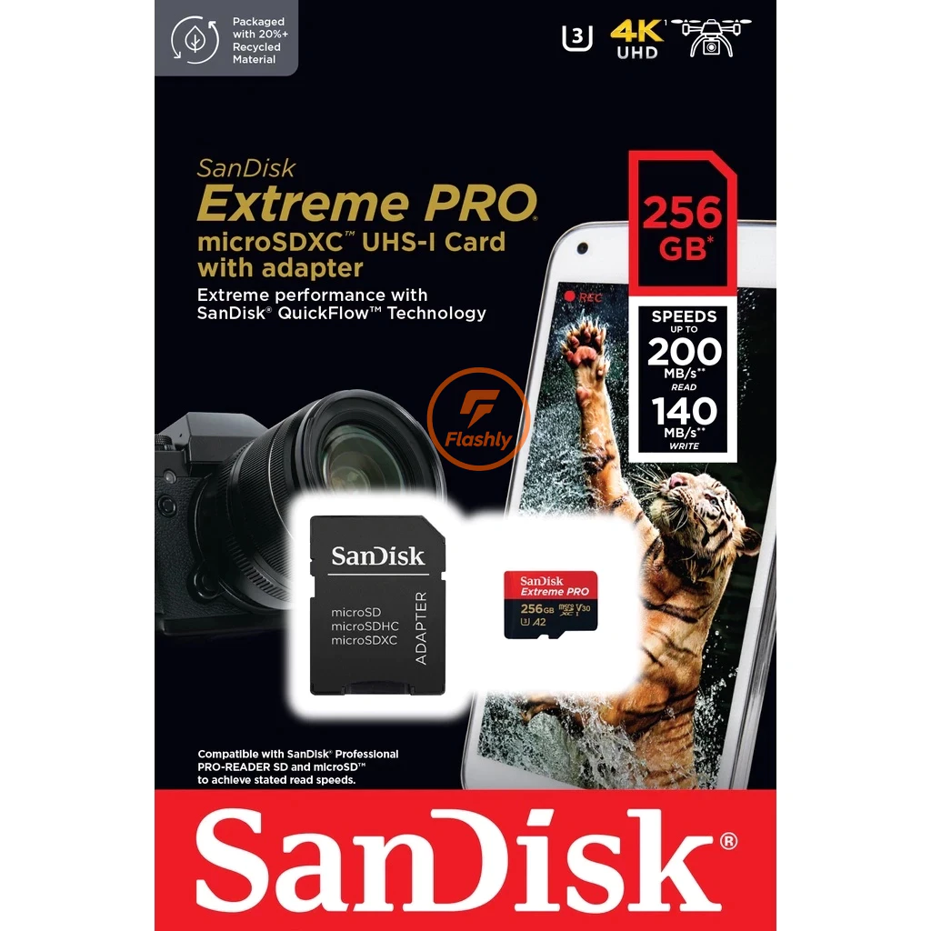 SANDISK MICRO SD 128GB/256GB/512GB U3 SUPPORT 4K สำหรับกล้อง Insta360 thumbnail 9