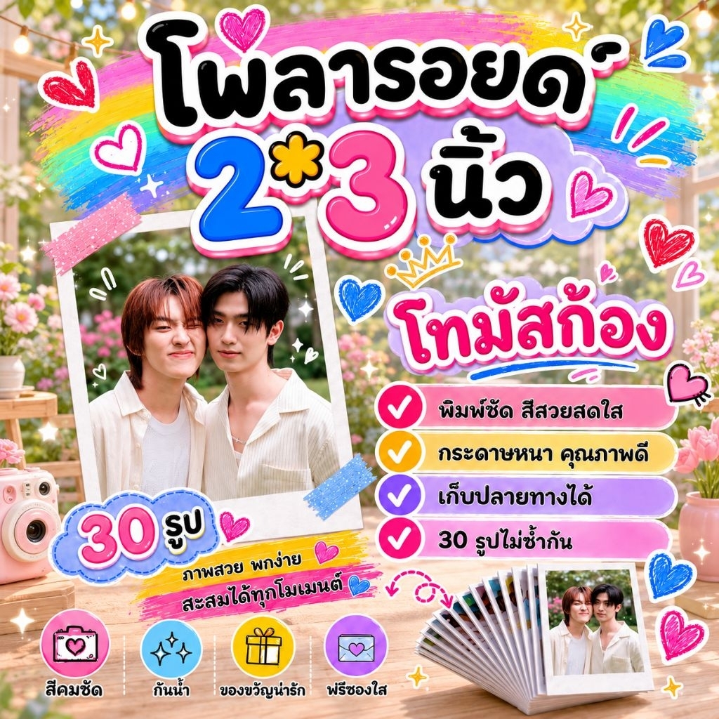โทมัสก้อง​ #ThomasKong #กี่หมื่นฟ้า​ โพลารอยด์​ 30​ รูป​