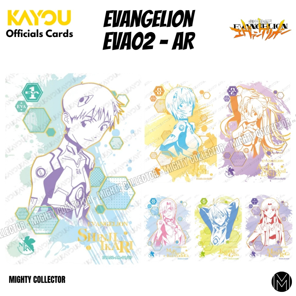 การ์ด Neon Genesis Evangelion Kayou Official Cards Serie 2 EVA02 - AR - Collection Cards - EVA02