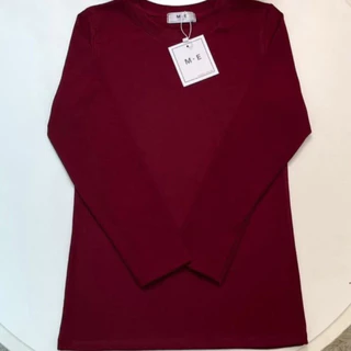 เสื้อยืดป้ายME แขนยาวสีพื้น
