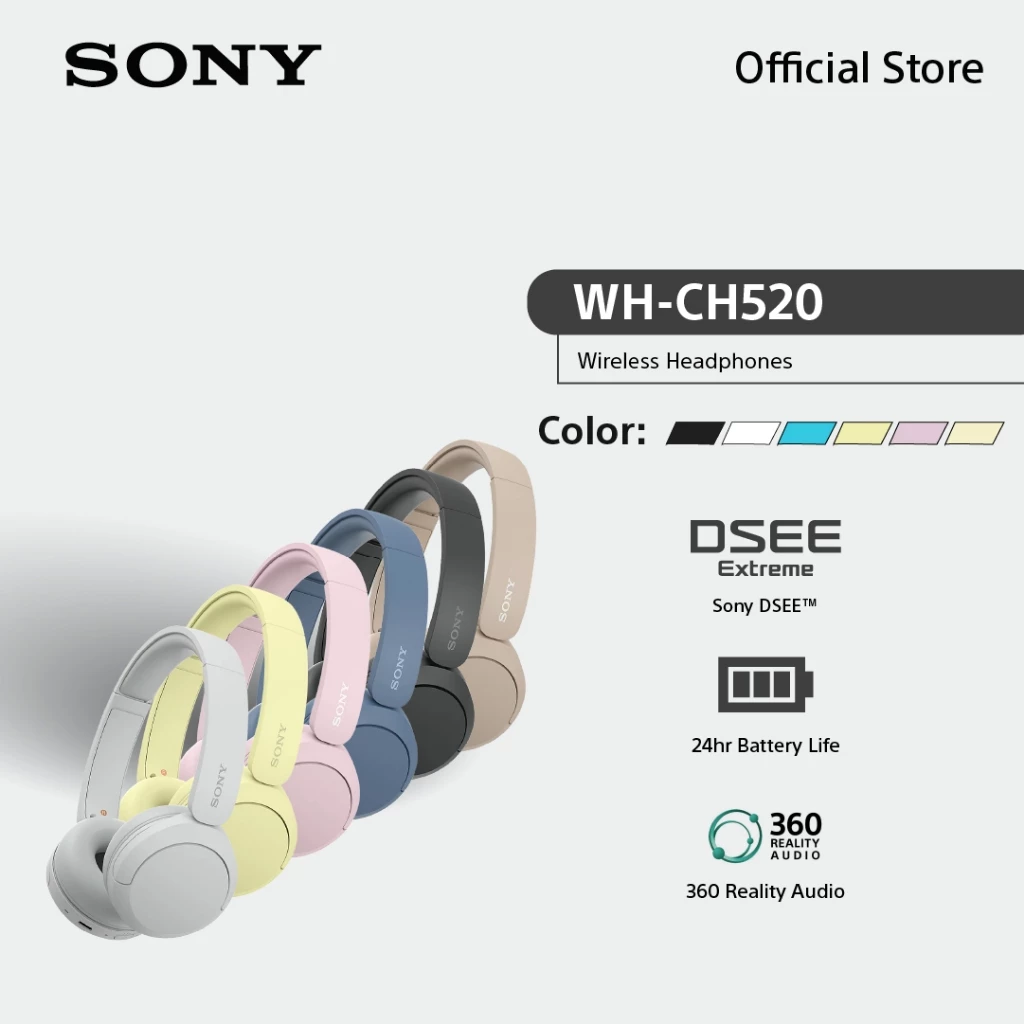 Sony WH-CH520 หูฟัง Bluetooth 5.2 ใส่สบาย Hands-free thumbnail 3
