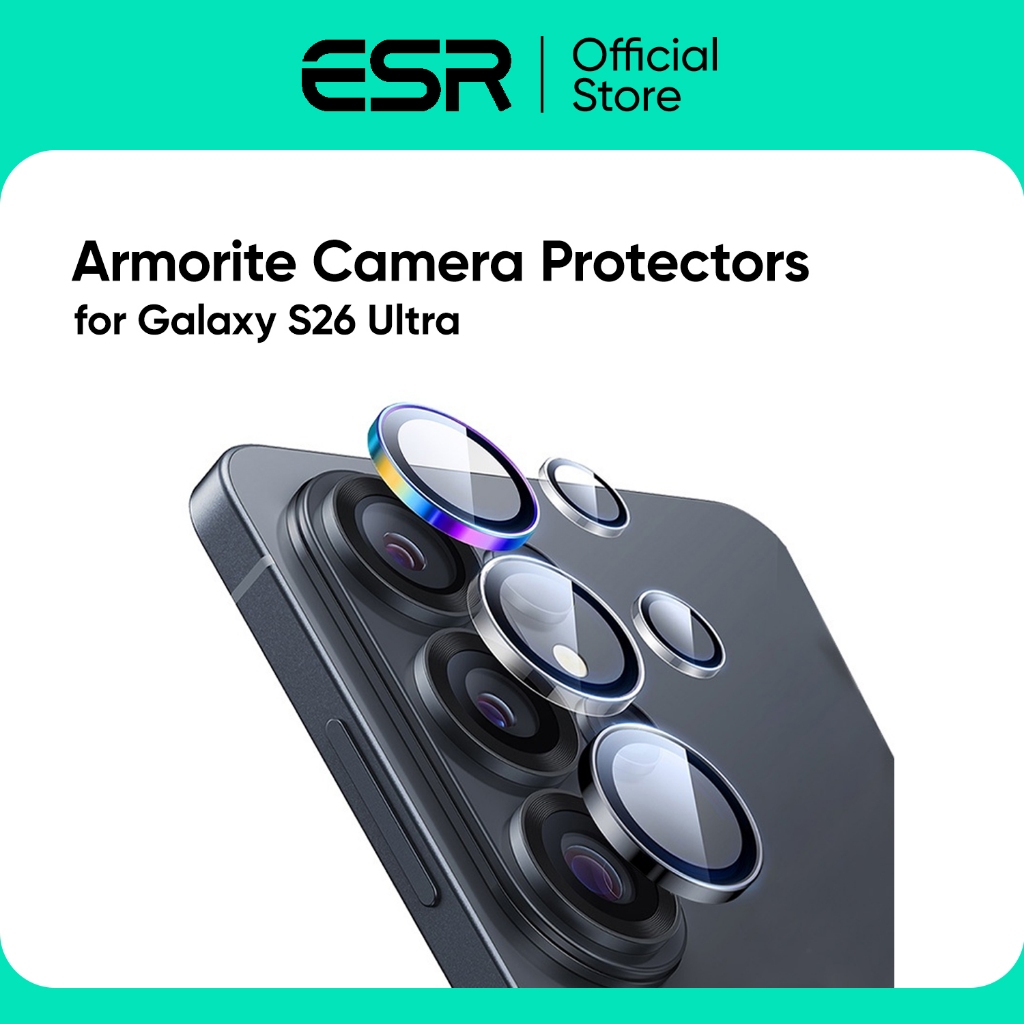 ESR กระจกเลนส์กล้องสำหรับ Galaxy S26 Ultra รุ่น Armorite Camera Protectors