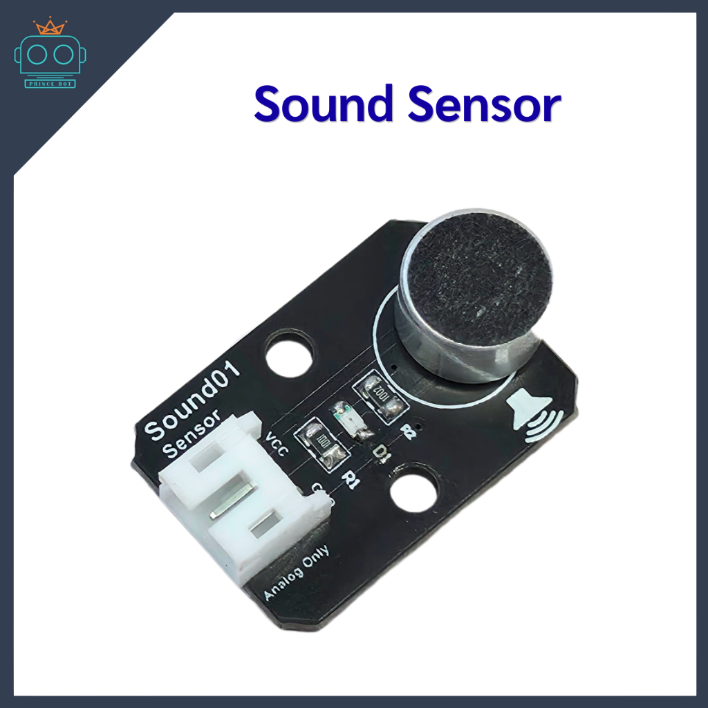 Sound Sensor (วัดความดังของเสียง) พร้อมสาย JST 3 pin