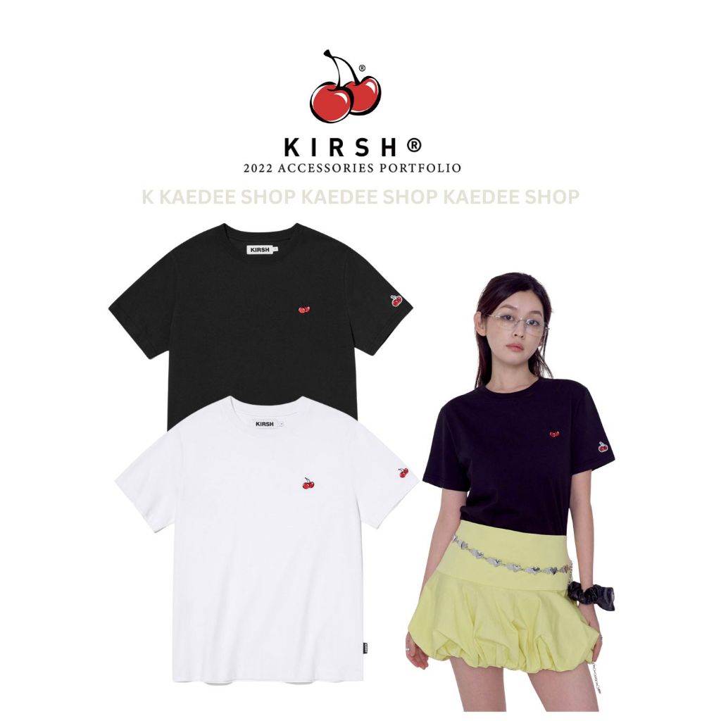 พร้อมส่งในไทย ของแท้ 100 % KIRSH Small Cherry Standard T-Shirt