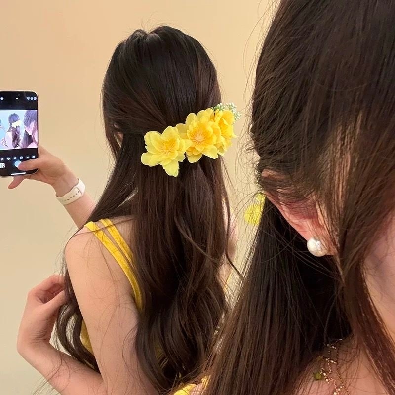 หวีเสียบดอกไม้ กิ๊บดอกไม้สวยๆ รูปที่ 8
