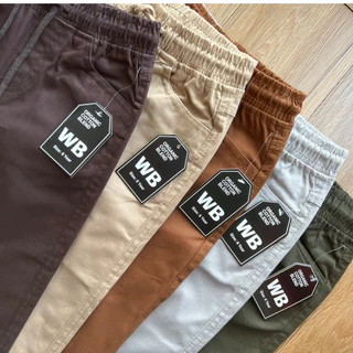 กางเกงขาจั้มเด็ก Jogger ผ้าดี ทรงสวย ใส่ได้ทั้ง ชาย/หญิง WB 2-14Y 📌(ส่งจากไทย🇹🇭)