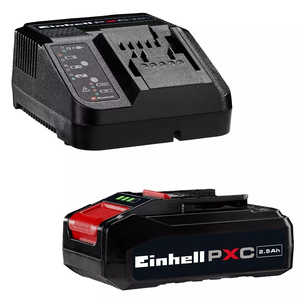 Einhell ชุดแบตเตอรี่พร้อมแท่นชาร์จ Power X-Change Starter Kit 2.5Ah thumbnail 3