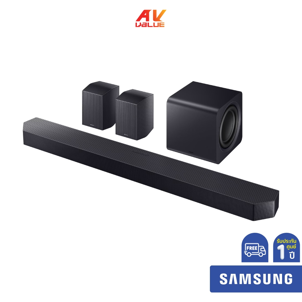 Samsung HW-Q990H - 11.1.4 ch Dolby Atmos Soundbar with Subwoofer & Rear Speaker (2026) (ลำโพงซาวด์บา