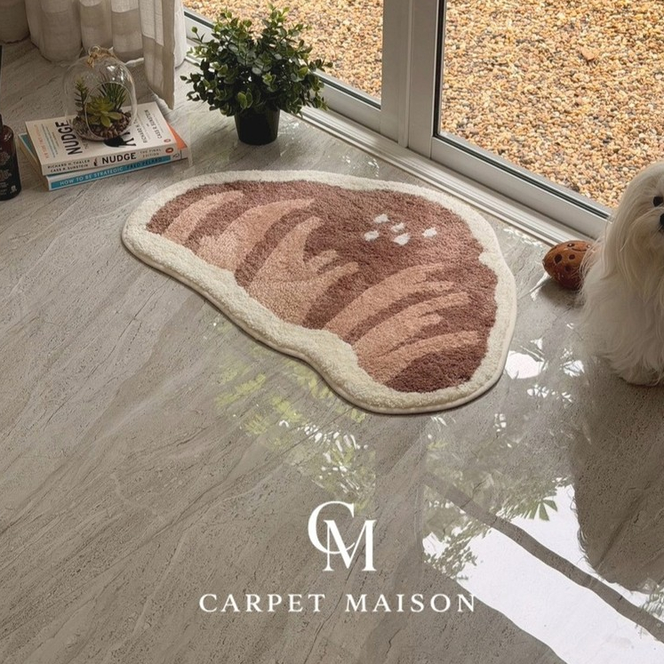 Carpet Maison พรมเช็ดเท้า The Food Collection ขนาด 45 x 70cm ซักได้ แห้งไว มีกันลื่น