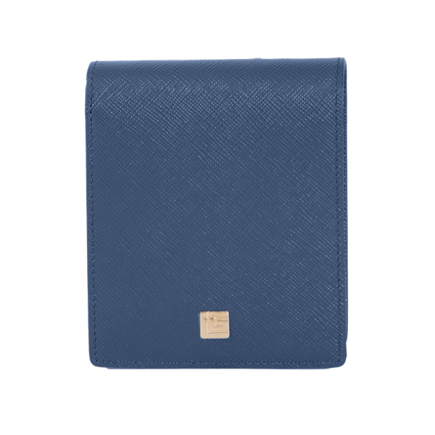 Guy Laroche กระเป๋าสตางค์ พับสั้น 6 CARD + ช่องใส่เหรียญ สีกรมท่า รุ่น AGP0862CS6NVS