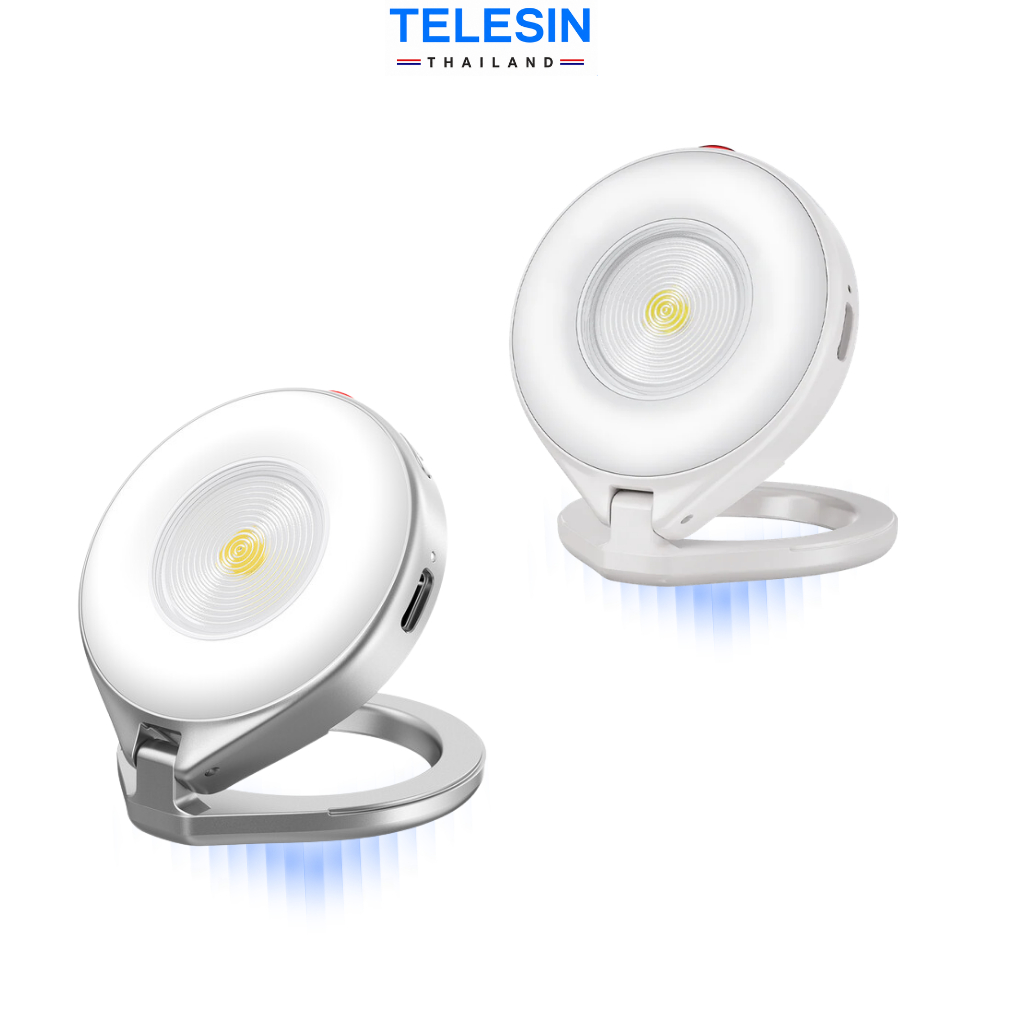 TELESIN Magnetic Fill Light Bluetooth ไฟติดมือถือแบบแม่เหล็ก