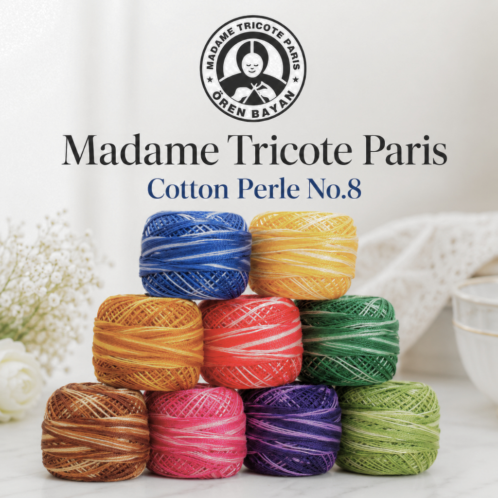 ไหมเหลือบเบอร์ 8 -cotton 100% ขนาด 10 กรัม