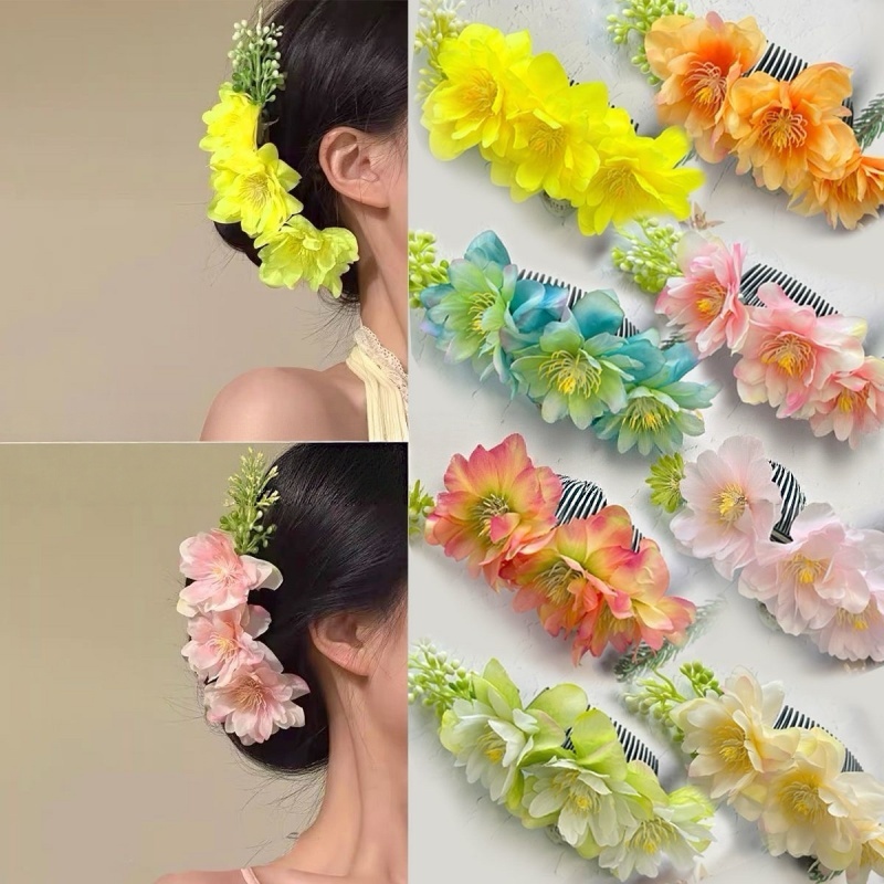 หวีเสียบดอกไม้ กิ๊บดอกไม้สวยๆ รูปที่ 4