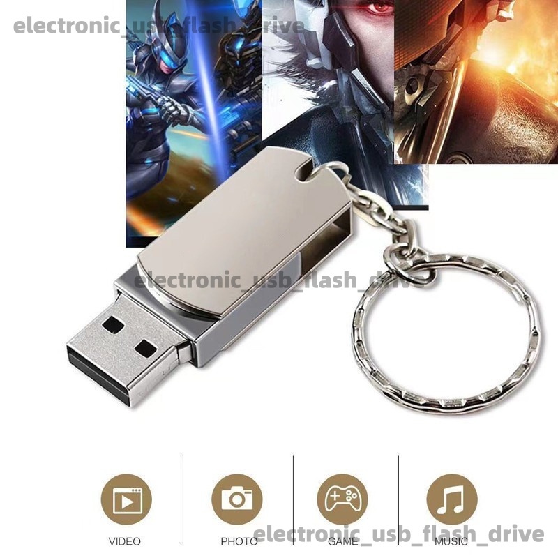 แฟลชไดร์ฟ 1GB 2GB 4GB 8GB 16GB 32GB Flashdrive 64GB 128GB 1TB USB Thumbdrive with Keychain แฟลชไดร์ฟ
