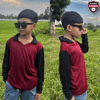 เสื้อปุ๋ยเด็กสกรีน ชิชิงอล แขนยาว คอปก แบรนด์ฮารุ ใส่ทำกิจกรรม เท่ไม่ซ้ำใคร [ ส่งฟรี | จากโรงงานไทย ]