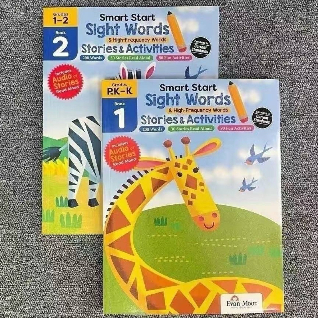 [พร้อมส่งจากไทย] เซตหนังสือ Smart Start # sight words