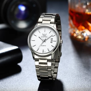 OPK นาฬิกา ผู้ชาย แฟชั่น watch 100% แท้ กันน้ำ สแตนเลส สายนาฬิกา ควอตซ์ 6010