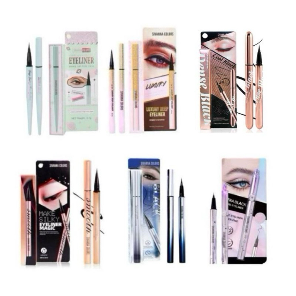 อายไลเนอร์ สิวันนา คัลเลอร์ 9 แบบให้เลือก ติดทน กันน้ำ Eyeliner Sivanna Color