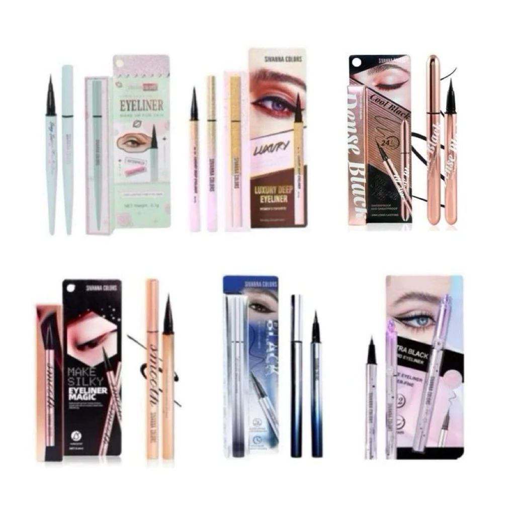 อายไลเนอร์ สิวันนา คัลเลอร์ 9 แบบให้เลือก ติดทน กันน้ำ Eyeliner Sivanna Color