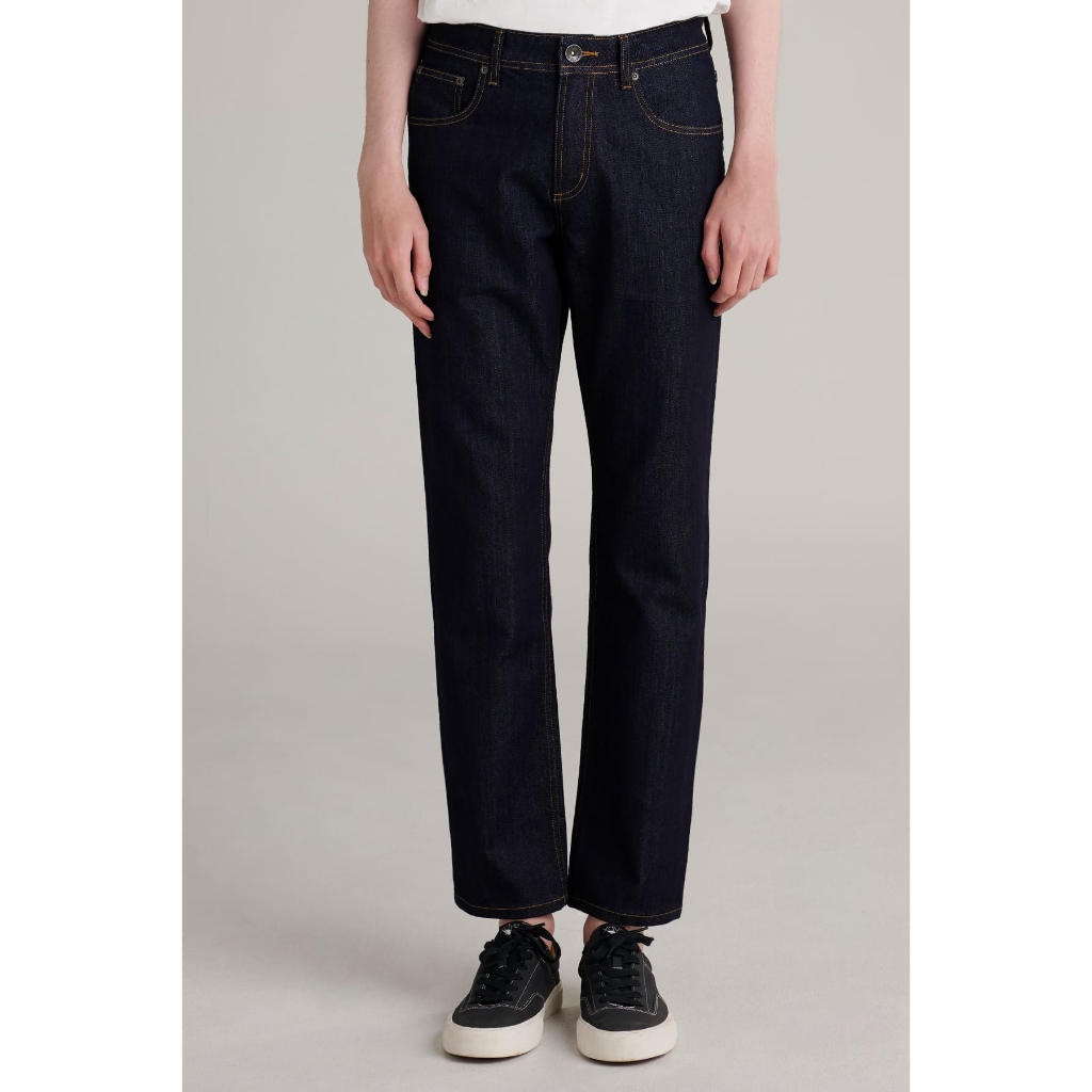 Mc jeans กางเกงยีนส์ผู้ชาย ทรงขากระบอกเล็ก (Straight) สียีนส์เข้ม MMIZ206