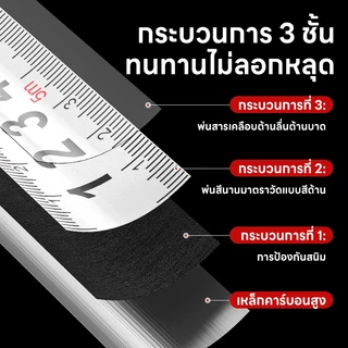 Maybuck ตลับเมตร 3.5/5/7.5/10 เมตร หน้ากว้าง19/25 มม การวัดส่วนสูง การวัดการตกแต่ง เทปวัด ตลับเมตรพกพา