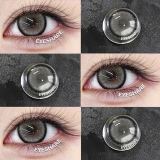 {COD}-Diamond-100°-600° สีเทาคอนแทคเลนส์สายตาสั้นน่ารักตาโต 14.5 มม.คอนแทคเลนส์สีสำหรับหนึ่งปีจัดส่งฟรี