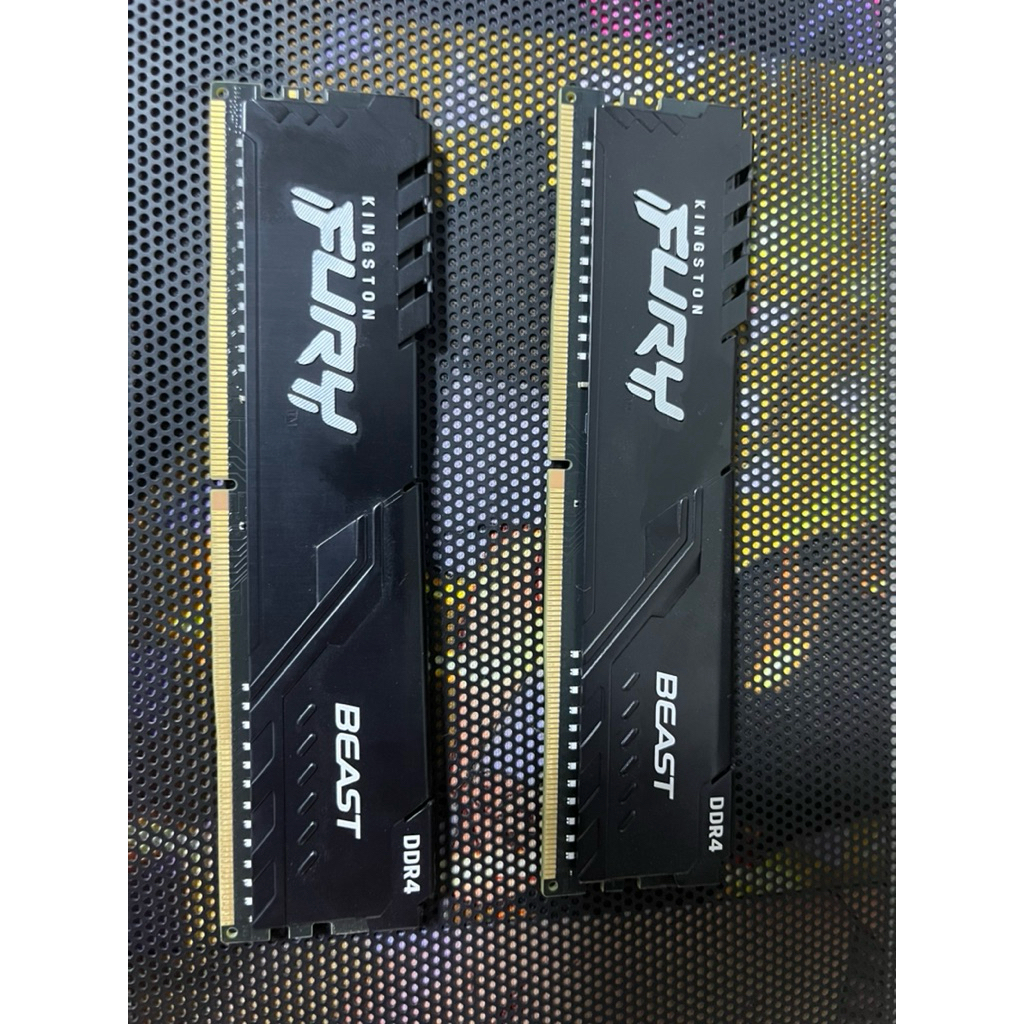Kingston FURY ddr4 bus2666 ram 16gb 8*2 (มือสอง)
