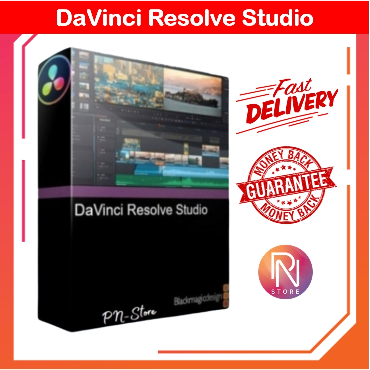 DaVinci Resolve Studio 21.x [ตัวเต็ม] โปรแกรมตัดต่อวิดีโอสำหรับ Windows และ Mac